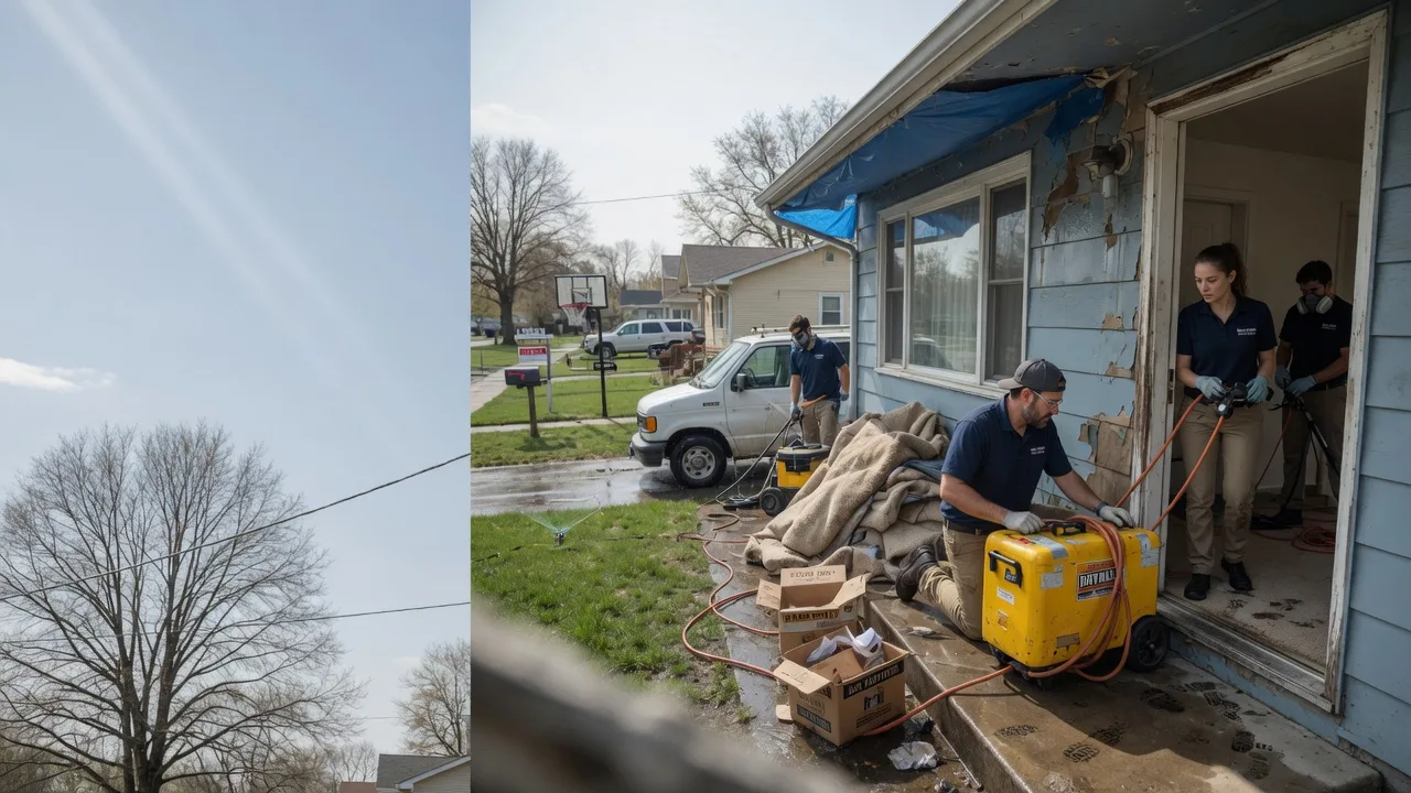 Basement Flood Cleanup in Keyes, OK near me